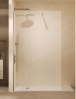 Mampara fija níquel modelo Screen de SBX Mamparas Imex