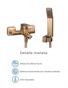 Grifo en cobre PVD para bañera - Marriot de GME 2