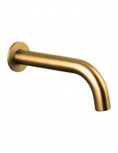 Caño bañera oro cepillado PVD - GME