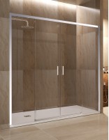 Mampara ducha frontal cromo