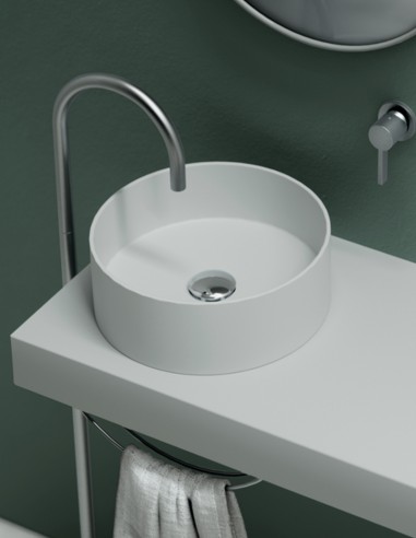 Lavabo encimera redondo modelo Ciro