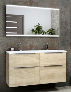Mueble de baño suspendido 120 cm - Galsaky de Coycama
