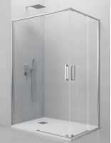 Mampara angular cromo modelo Twenty de GME