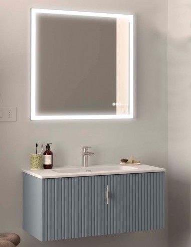 Conjunto Biba Salgar 1 cajón + 1 cajón interior con lavabo blue