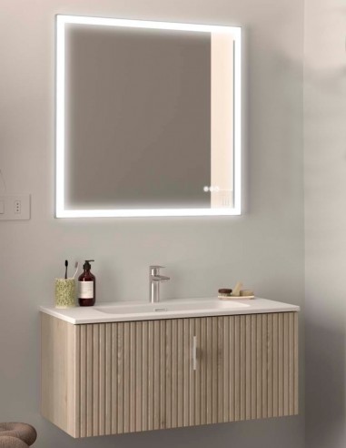 Conjunto Biba Salgar 1 cajón + 1 cajón interior con lavabo natural