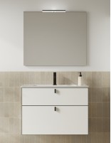 Mueble de baño Royo Win 2 cajones + lavabo integrado