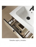 Mueble de baño Royo Win 2 cajones + 1 puerta detalle lavabo