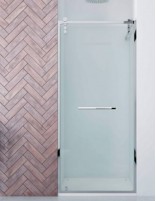 Mampara cromo 1 hoja pivotante - ESPACIO de Bathplus