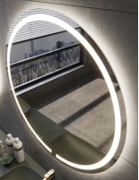 Espejo LED frontal ambiental independientes - SUN de BathDecor