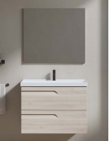 Mueble baño Vitale + lavabo Cairo - 2 cajones suspendidos