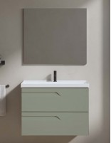 Mueble baño Vitale + lavabo Cairo Verde Mineral
