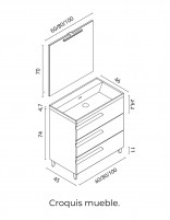 Mueble Vitale croquis