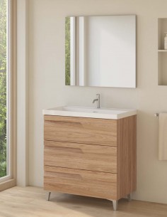 Mueble Vitale - lavabo Cairo 3 cajones con patas