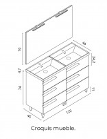 Mueble Vitale Croquis