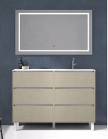 Mueble lavabo seno desplazado 6 cajones nairobi