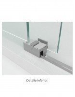 Mampara bañera Basic GME Cromo detalle inferior