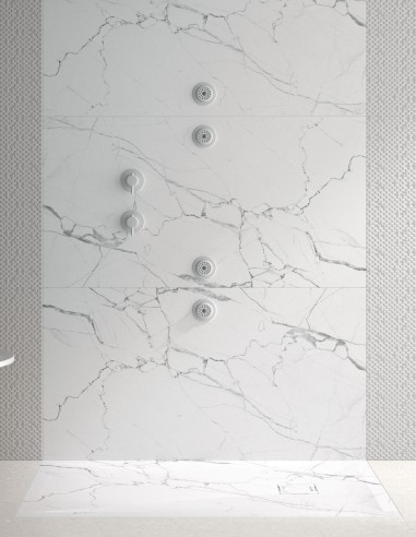 Panel revestimiento pared - ducha diseño 3D de Bath Plus