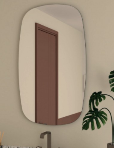 Espejo forma barril - WHITE NOL de BathDecor