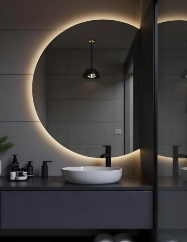 Espejo semicircular LED - CIO EXPRESS de BathDecor
