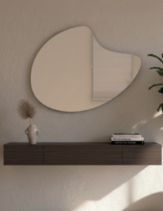 Espejo LED forma orgánica - BUILD NOL de BathDecor