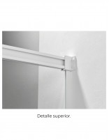 Mampara Basic GME blanca detalle