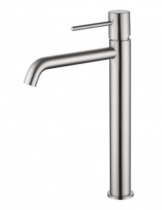 Pack Grifo de lavabo alto níquel Monza + Válvula click-clack de Imex 2