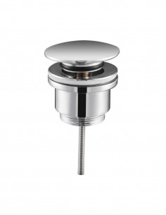 Pack Grifo de lavabo alto níquel Monza + Válvula click-clack de Imex 2