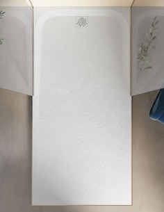 Plato de ducha Acquabella UNIC - Slate rejilla akron