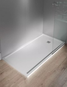 Plato ducha ARQ Acquabella modelo rejilla acero inoxidable