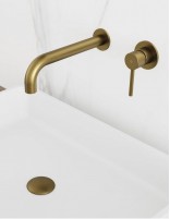 Pack Grifo empotrable acabado en oro o cobre para lavabo - Sirio de GME
