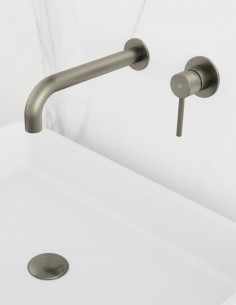 Pack Grifo empotrable acabado en cromo o níquel para lavabo - Sirio de GME 2