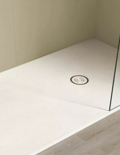 Plato de ducha Acquabella FOCUS modelo rejilla redonda 2