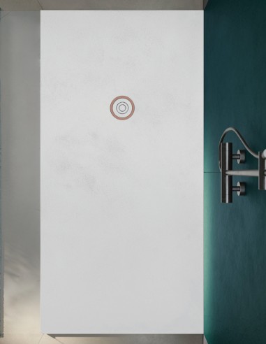 Plato de ducha Acquabella FOCUS modelo rejilla redonda