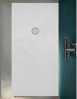 Plato de ducha Acquabella FOCUS modelo rejilla redonda