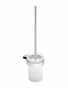 Escobillero pared completo cromo - MINA de PyP