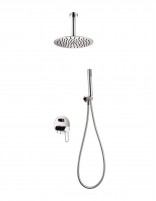 Ducha empotrada techo modelo THALOS cromo de IMEX