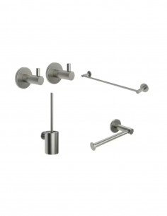 Pack de accesorios níquel cepillado - ESSENTIAL de Medimex