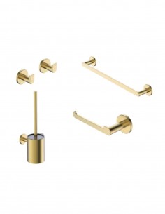 Pack de accesorios oro cepillado/oro rosa - PRACTIC de Medimex