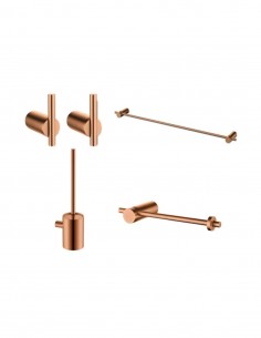 Pack de accesorios oro cepillado/oro rosa 2