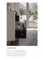 Conjunto 120 lavabo desplazado detalle cajón XL