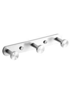 Percha triple - inox. cepillado ECO de Manillons Torrent