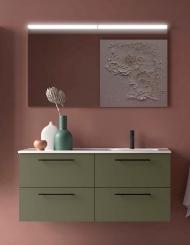 Mueble lavabo desplazado Salgar green dcha