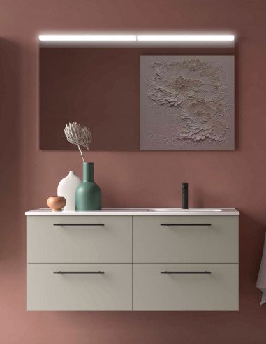 Mueble lavabo desplazado Salgar grey dcha