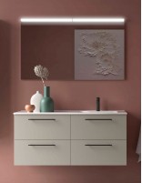 Mueble lavabo desplazado Salgar grey dcha