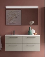 Mueble lavabo desplazado Salgar grey izq