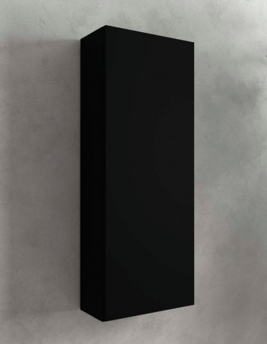 Armario baño Salgar black satin