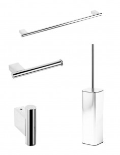 Pack de accesorios para baño - cromo TOMO de Manillons Torrent