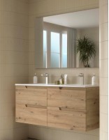 Mueble baño doble suspendido Salgar VIMA 4 cajones