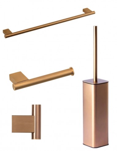 Pack de accesorios para baño - bronce TOMO de Manillons Torrent