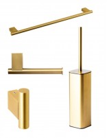 Pack de accesorios para baño - oro cepillado TOMO de Manillons Torrent